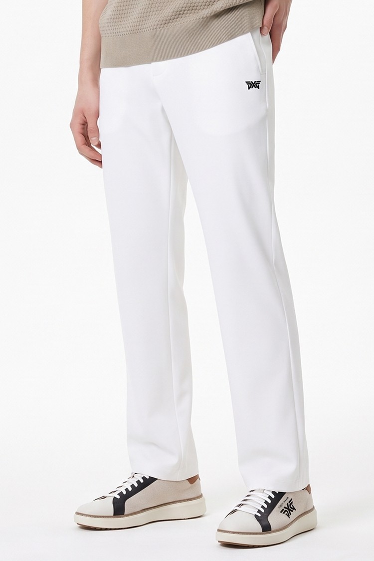 MEN ESSENTIAL STANDARD FIT PANTS PKFPM510201 WHITE 상품 이미지 1