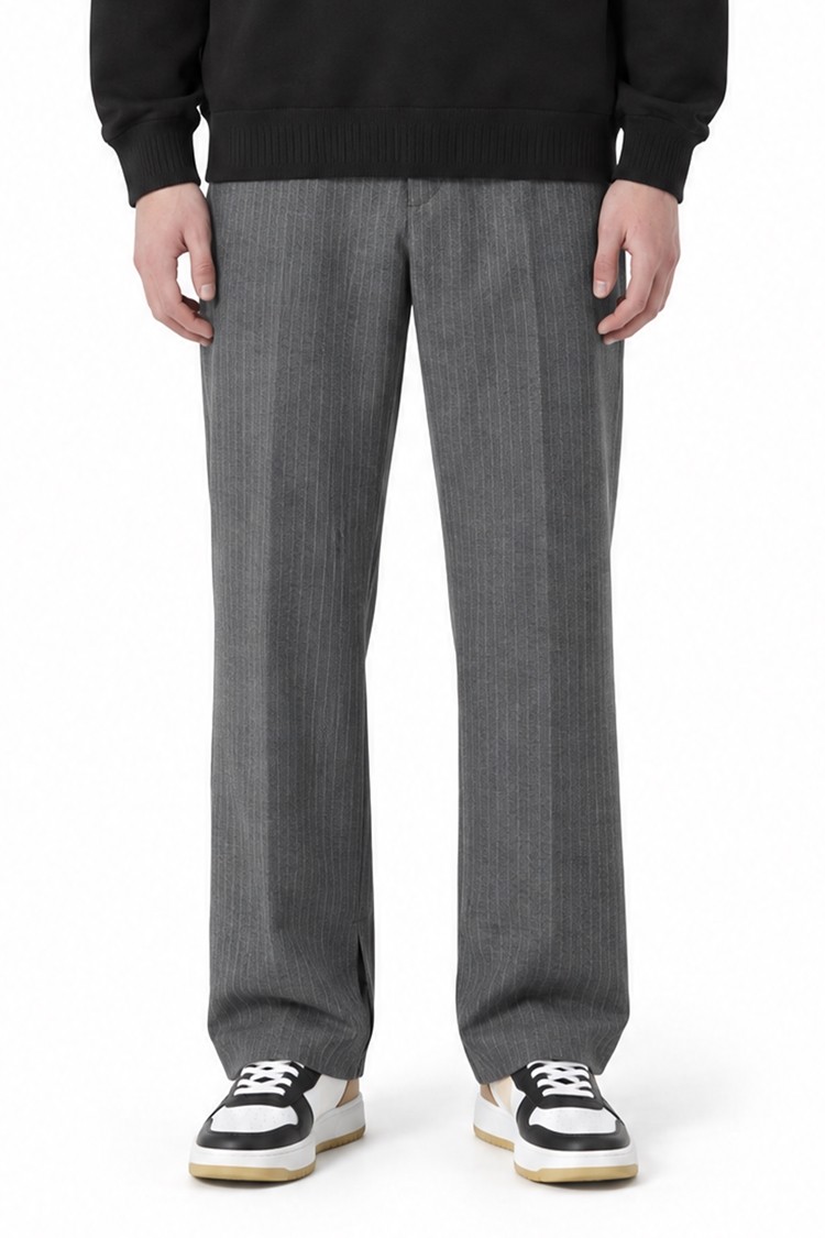 MEN WIDE FIT PANTS PKFPM510412 M/GREY 상품 이미지 1