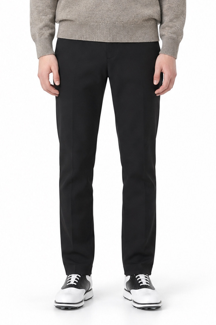 MEN R/N STANDARD FIT PANTS PKFPM510621 BLACK 상품 이미지 1