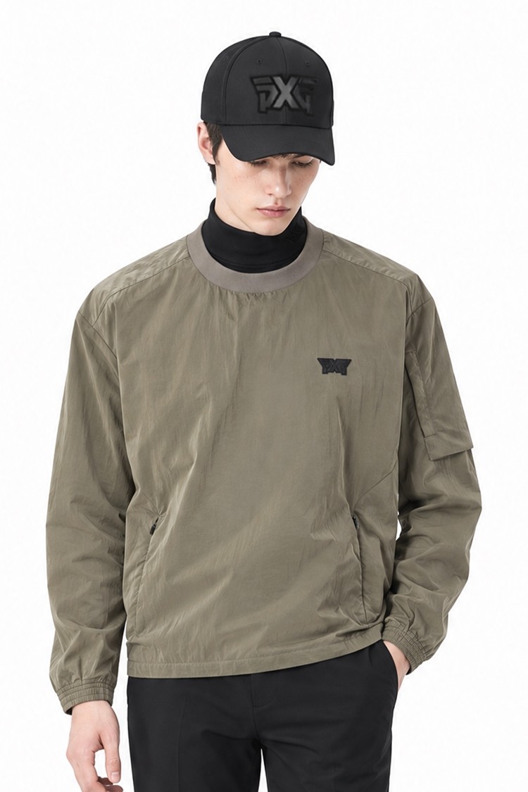 MEN ANORAK JACKET PKFPM610405 BEIGE 상품 이미지 1
