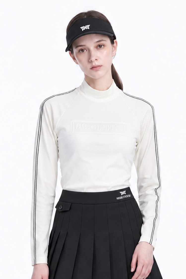 WOMEN MOCK NECK BASELAYER PKFPW110701 WHITE 상품 이미지 1