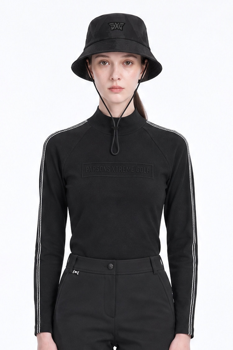 WOMEN MOCK NECK BASELAYER PKFPW110721 BLACK 상품 이미지 1