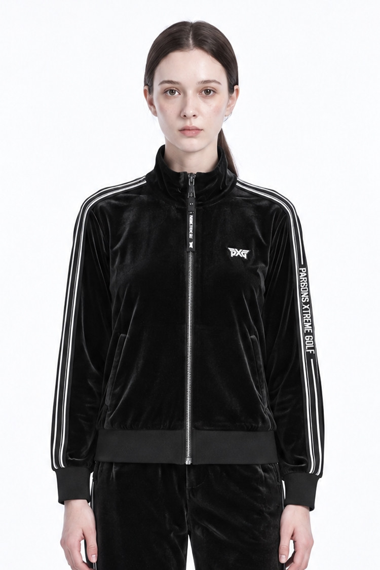 WOMEN JERSEY SET-UP JACKET PKFPW150621 BLACK 상품 이미지 1