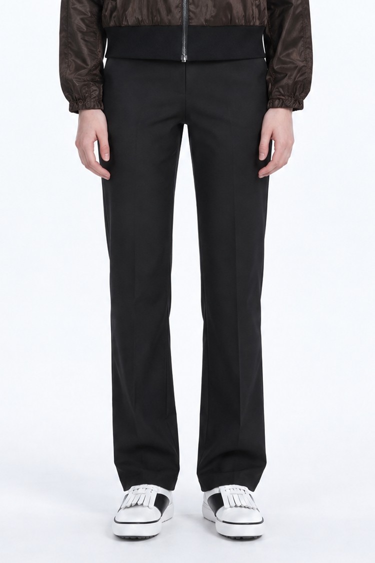 WOMEN SLIM FIT PANTS PKFPW510221 BLACK 상품 이미지 1