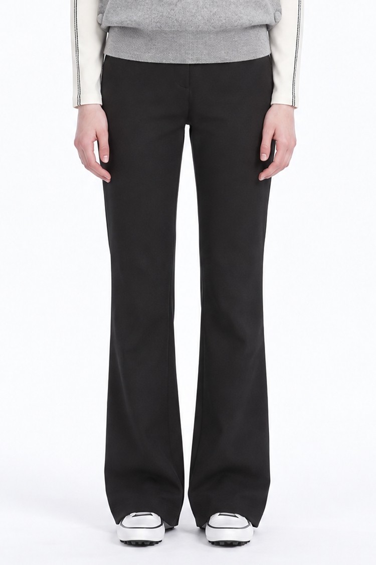 WOMEN BOOTCUT PANTS PKFPW510421 BLACK 상품 이미지 1