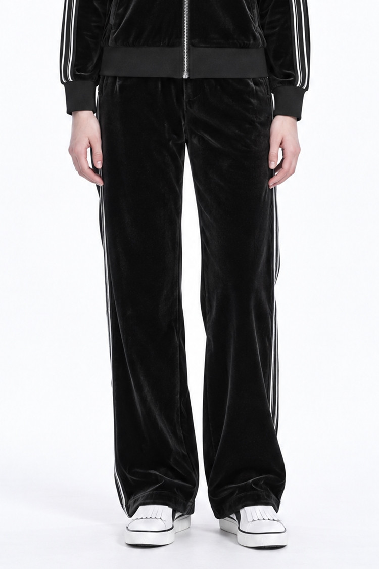 WOMEN JERSEY SET-UP PANTS PKFPW510621 BLACK 상품 이미지 1