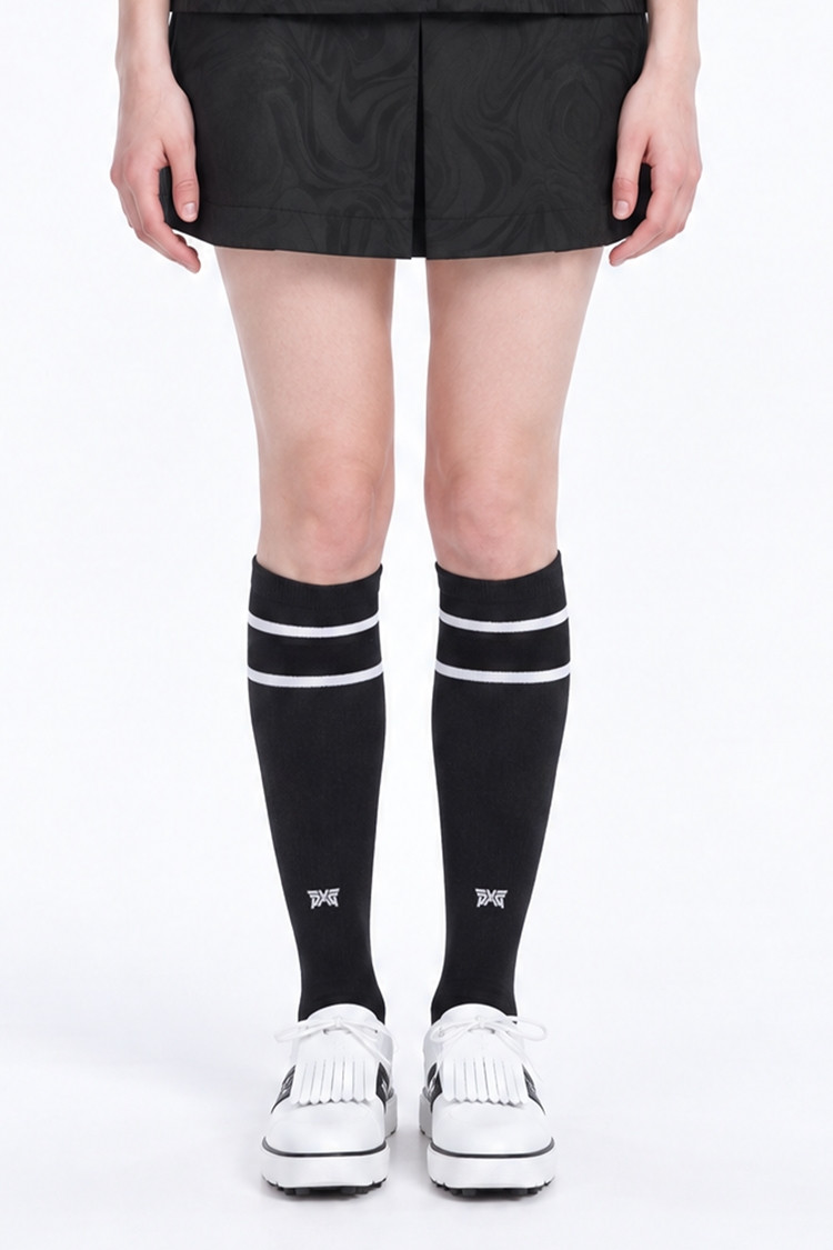 WOMEN DAMASKUS JQD SKIRT PKFPW560321 BLACK 상품 이미지 1