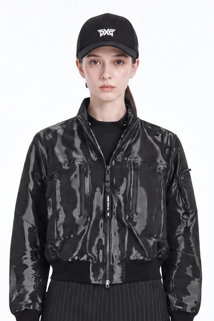 WOMEN BASIC RIBBON CAP PKFPW850721 BLACK 상품 이미지0