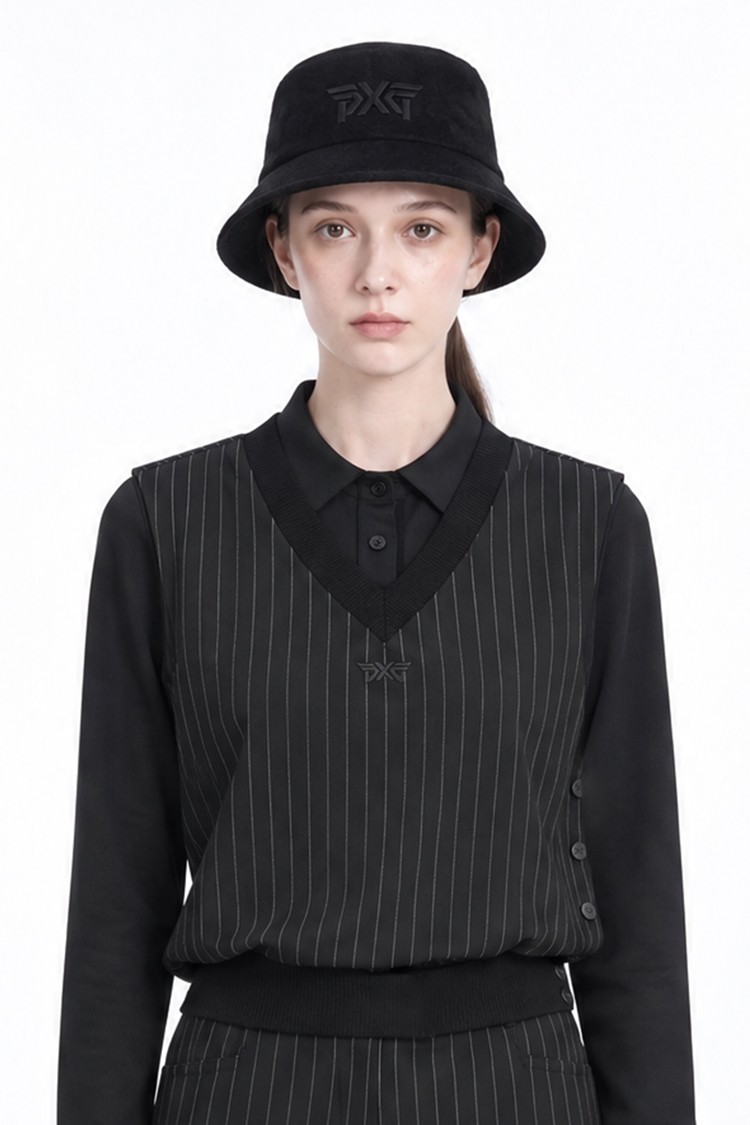 WOMEN BASIC BUCKET HAT PKFPW960521 BLACK 상품 이미지 1