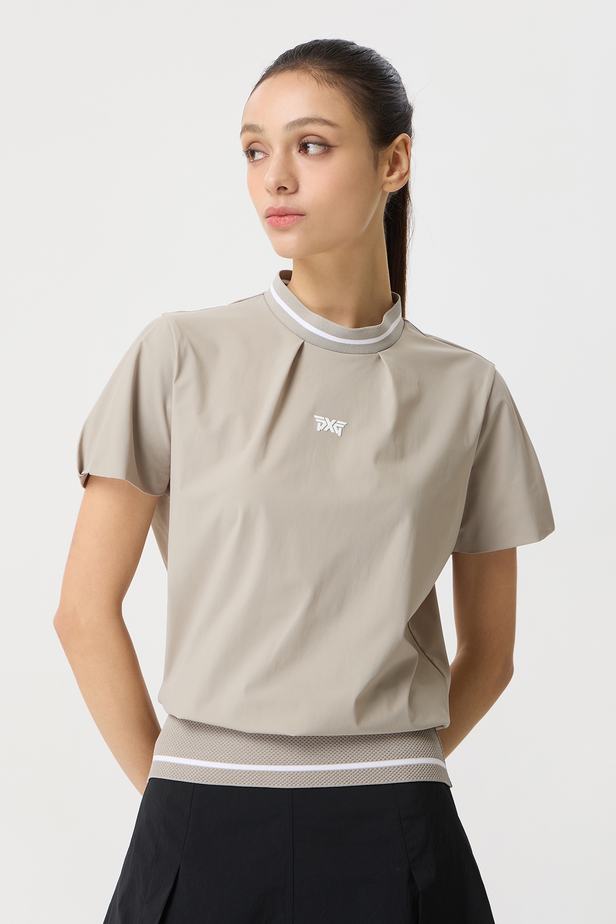 【PXG】WOMENS SUMMER PIN TUK POINT SHORT-SLEEVE PXG - Parsons Xtreme Golf