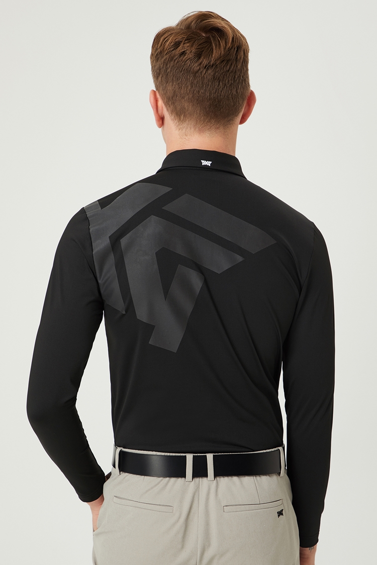 BIG LOGO POINT COLLAR LONG SLEEVE T SHIRT PXG Parsons Xtreme Golf big-logo-point-collar-long-sleeve-t-shirt-pxg-parsons-xtreme-golf