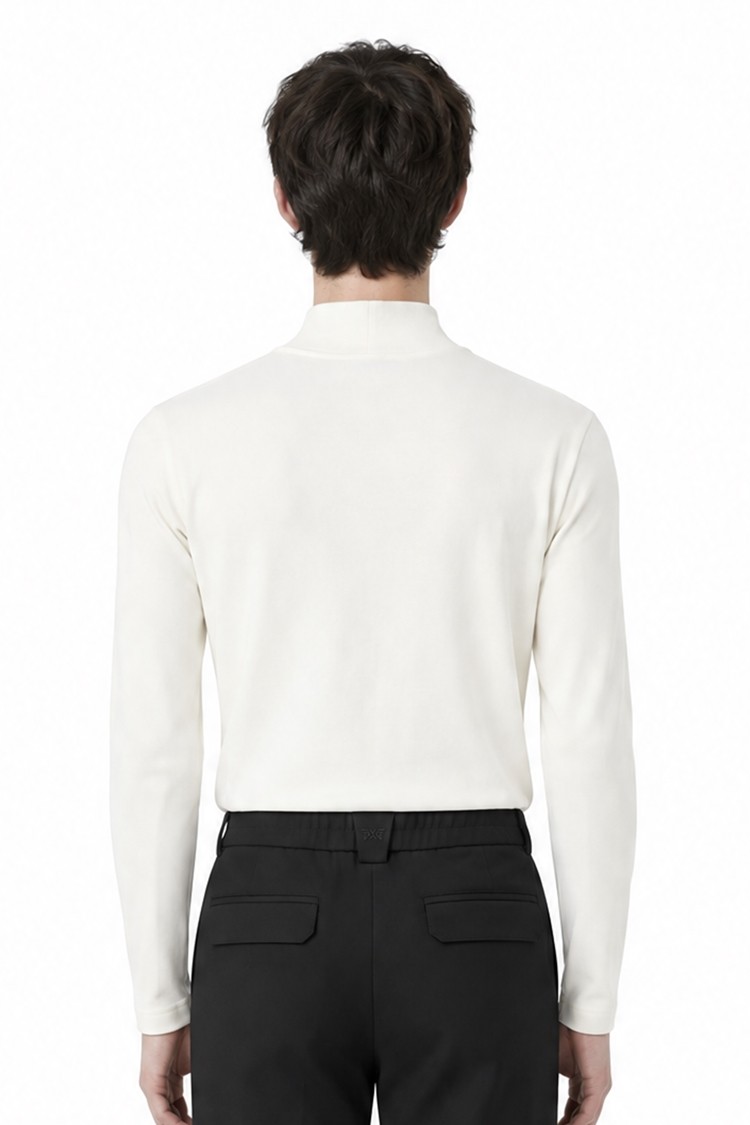 MEN BRUSHED BASELAYER LONG SLEEVE PKFPM111201 WHITE 상품 이미지 1