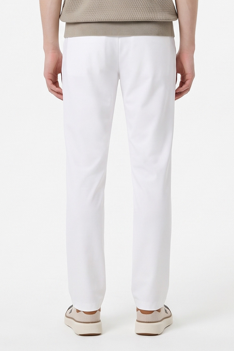 MEN ESSENTIAL STANDARD FIT PANTS PKFPM510201 WHITE 상품 이미지 1