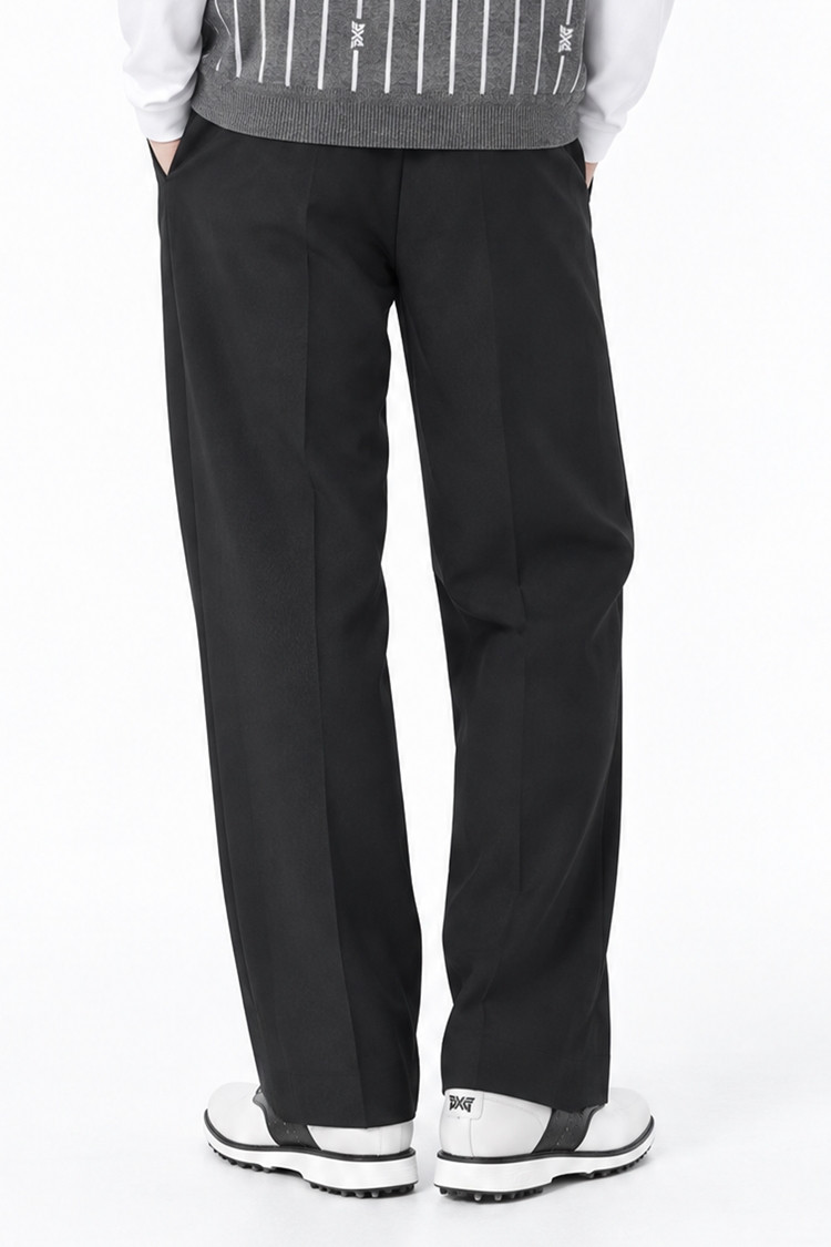 MEN WIDE FIT PANTS PKFPM510421 BLACK 상품 이미지 1