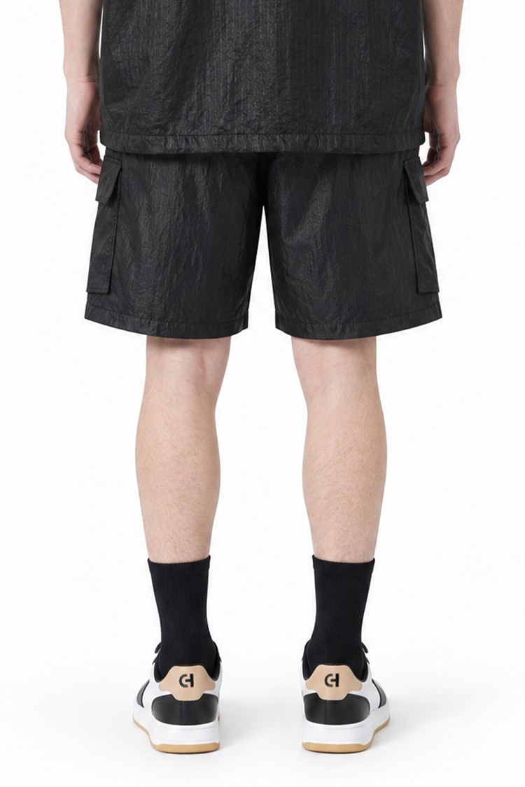 MEN SHORT PANTS PKFPM520121 BLACK 상품 이미지 1