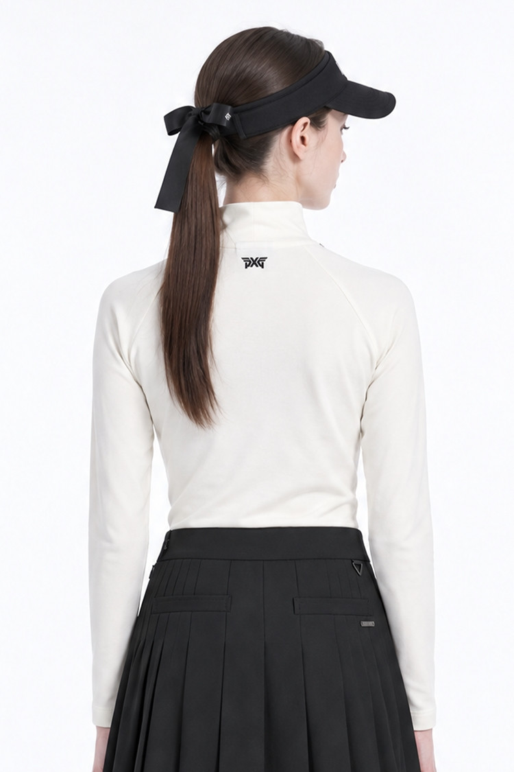 WOMEN MOCK NECK BASELAYER PKFPW110701 WHITE 상품 이미지 1