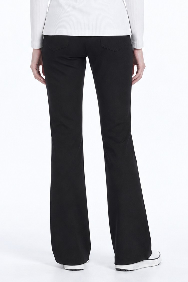 WOMEN HIP UP BOOTCUT PANTS PKFPW510321 BLACK 상품 이미지 1