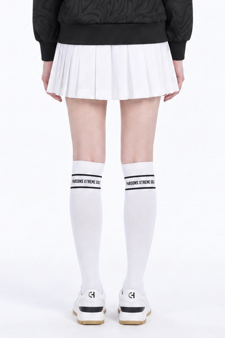 WOMEN PLEATED SKIRT PKFPW560101 WHITE 상품 이미지 1