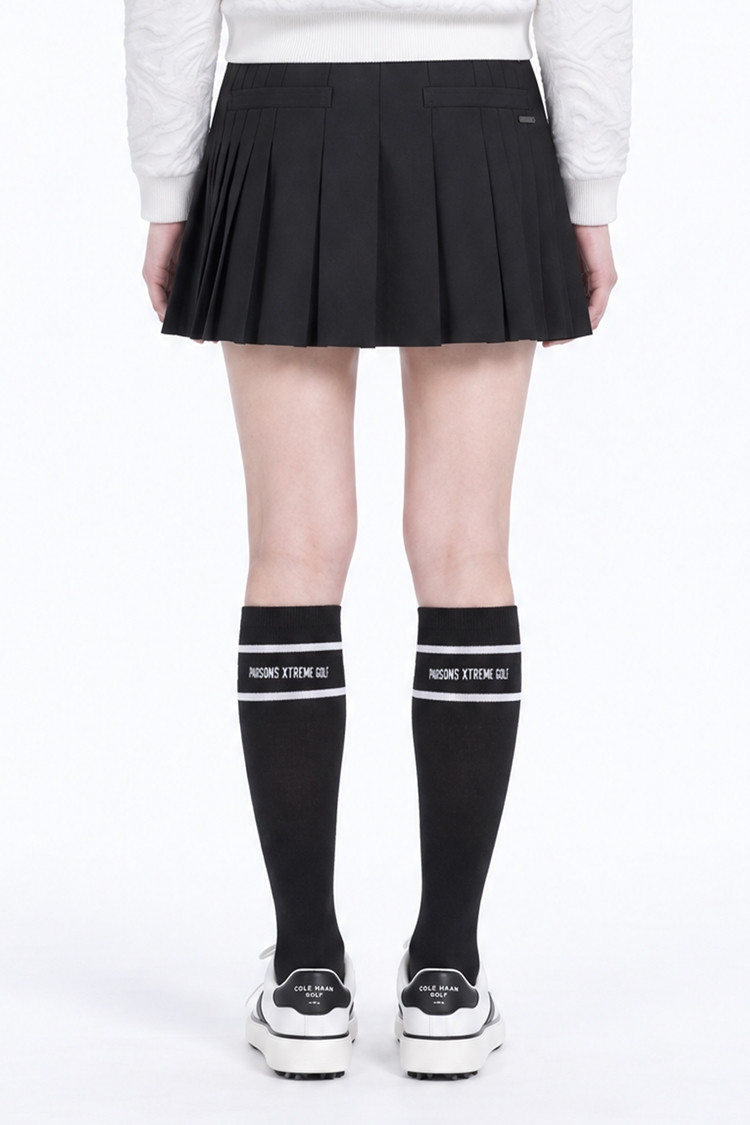 WOMEN PLEATED SKIRT PKFPW560121 BLACK 상품 이미지 1