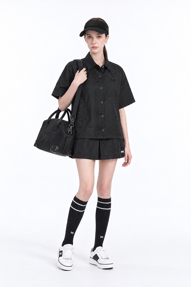 WOMEN DAMASCUS TOP ZIPPER BAG PKFPW840821 BLACK 상품 이미지 1