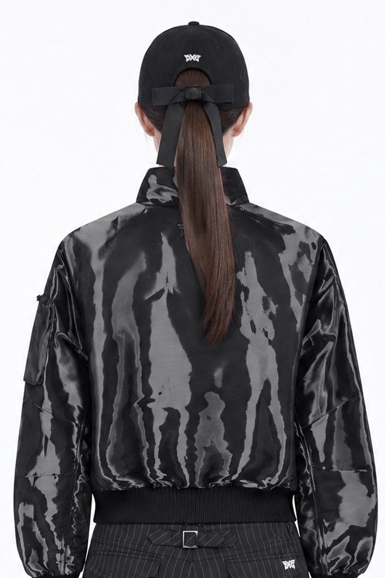 WOMEN BASIC RIBBON CAP PKFPW850721 BLACK 상품 이미지1