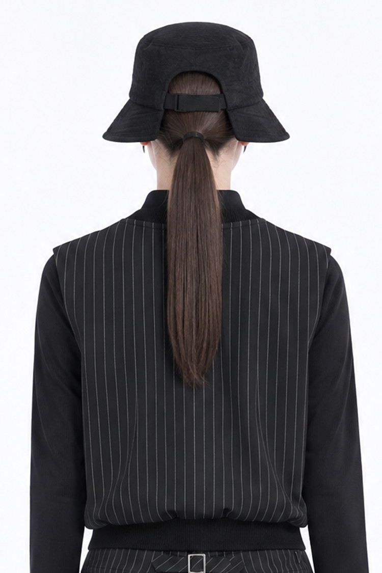 WOMEN BASIC BUCKET HAT PKFPW960521 BLACK 상품 이미지 1