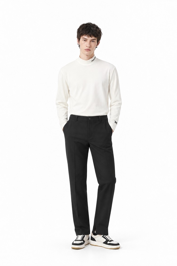 MEN BRUSHED BASELAYER LONG SLEEVE PKFPM111201 WHITE 상품 이미지 1