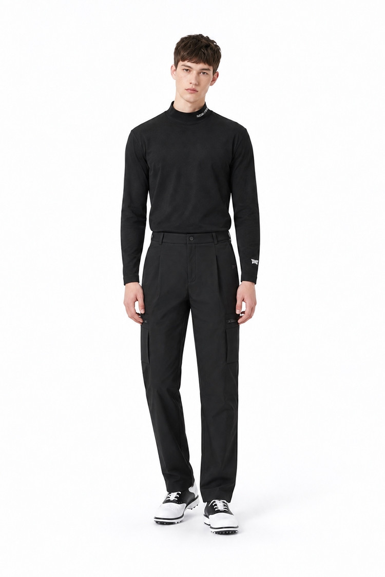 MEN BRUSHED BASELAYER LONG SLEEVE PKFPM111221 BLACK 상품 이미지 1