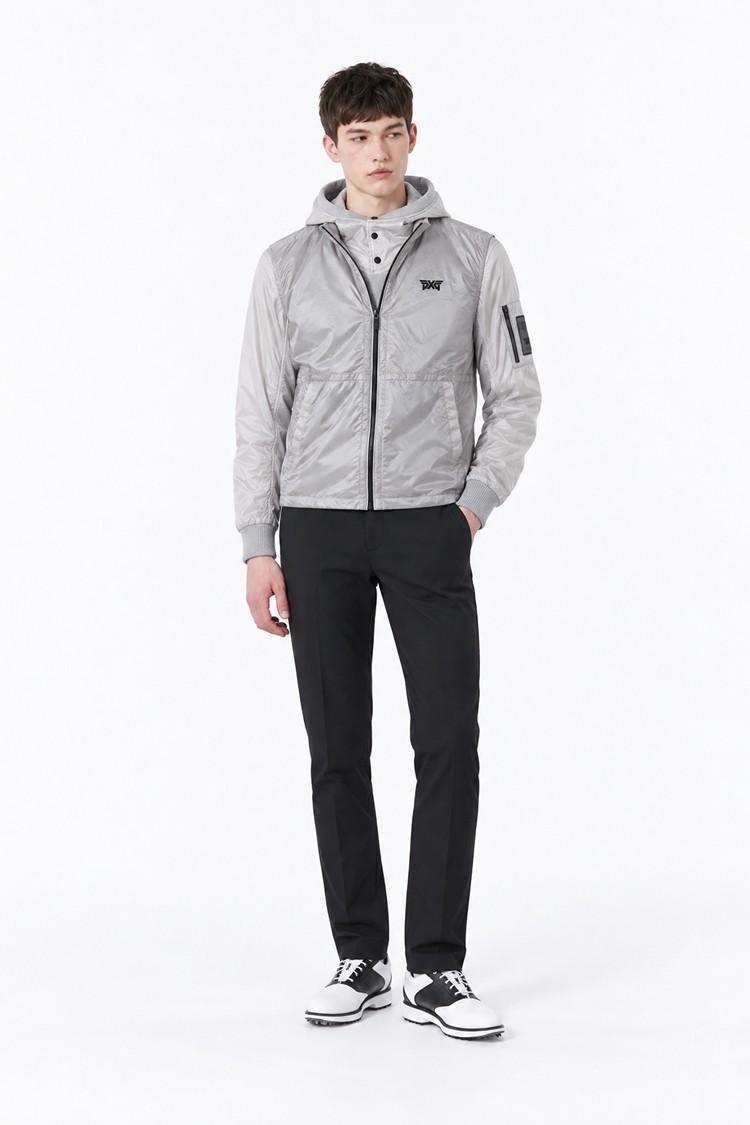MEN ESSENTIAL SLIM FIT PANTS PKFPM510521 BLACK 상품 이미지 1