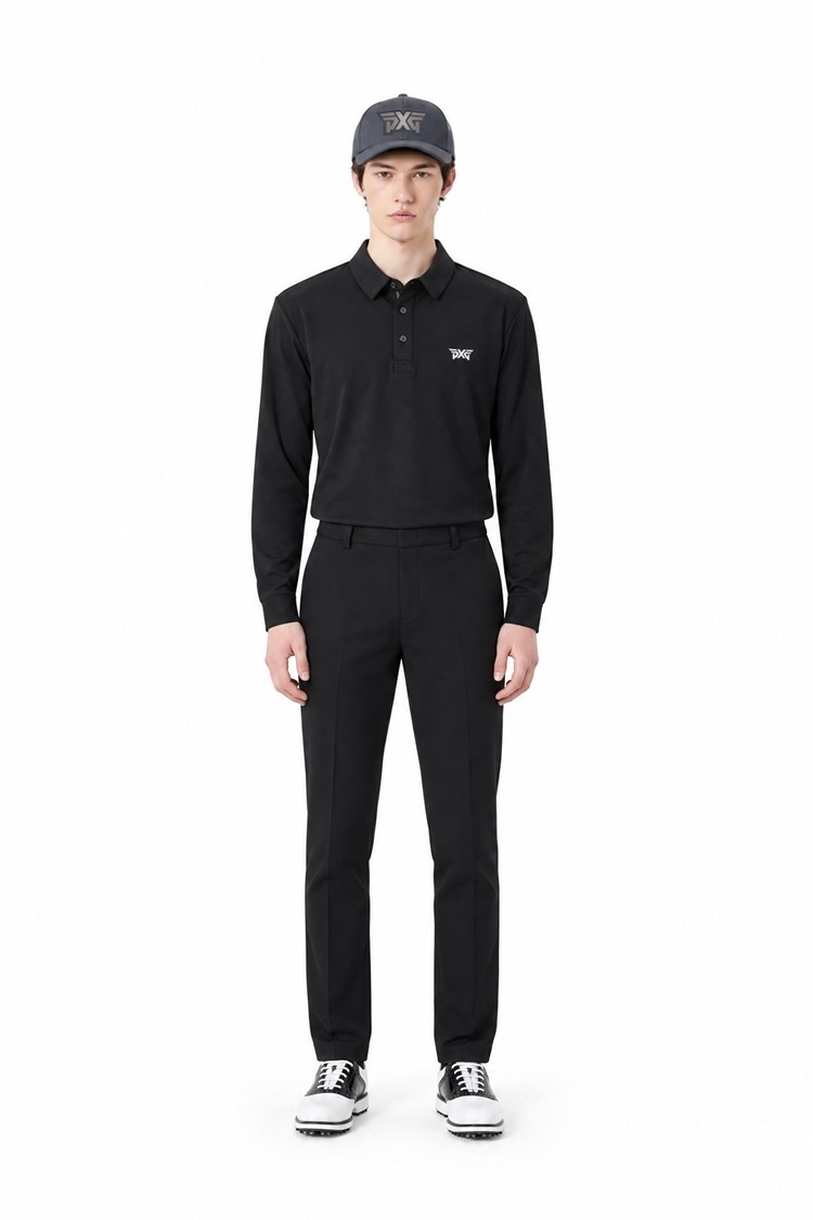 MEN STANDARD FIT PANTS PKFPM510921 BLACK 상품 이미지 1