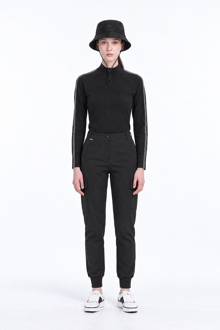 WOMEN MOCK NECK BASELAYER PKFPW110721 BLACK 상품 이미지 1