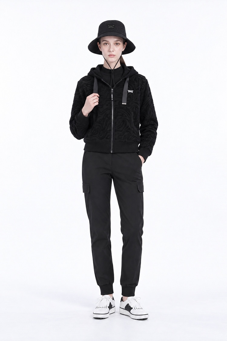 WOMEN JOGGER PANTS PKFPW510521 BLACK 상품 이미지2