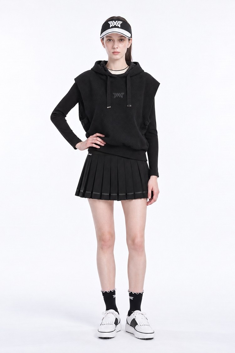 WOMEN WARM BLEND SKIRT PKFPW560421 BLACK 상품 이미지 1