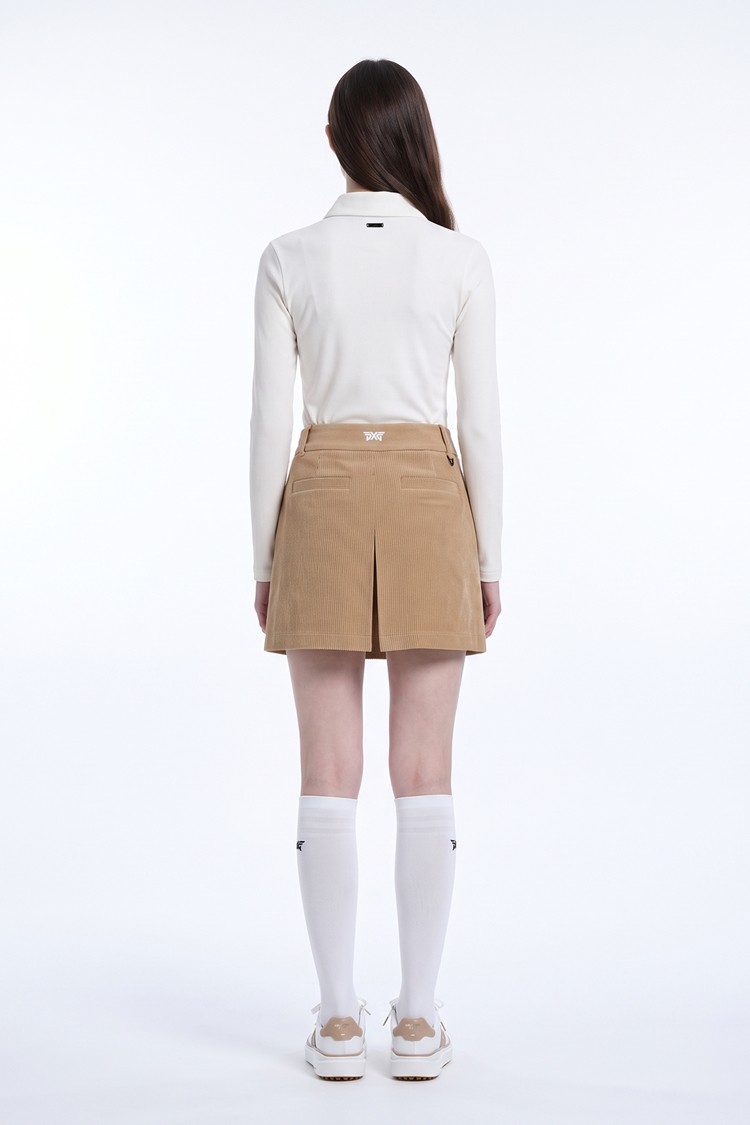 WOMEN TEXTURED LONG SLEEVE PKFCW210901 WHITE 상품 이미지 1