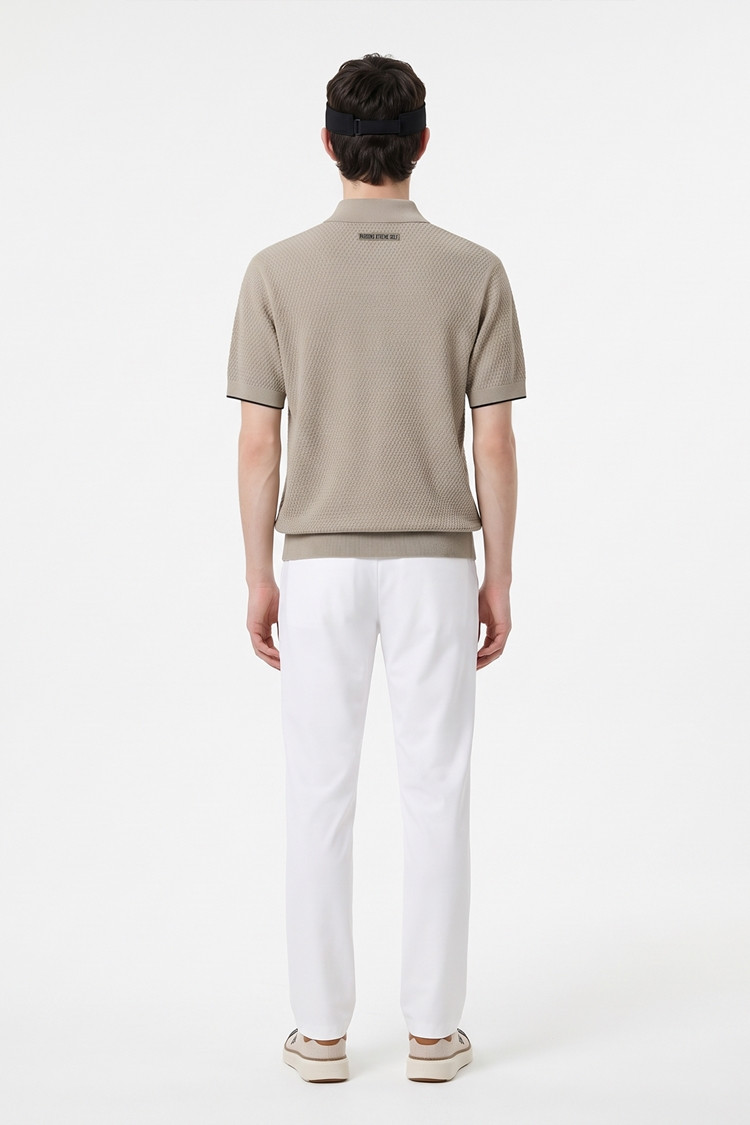 MEN ESSENTIAL STANDARD FIT PANTS PKFPM510201 WHITE 상품 이미지 1