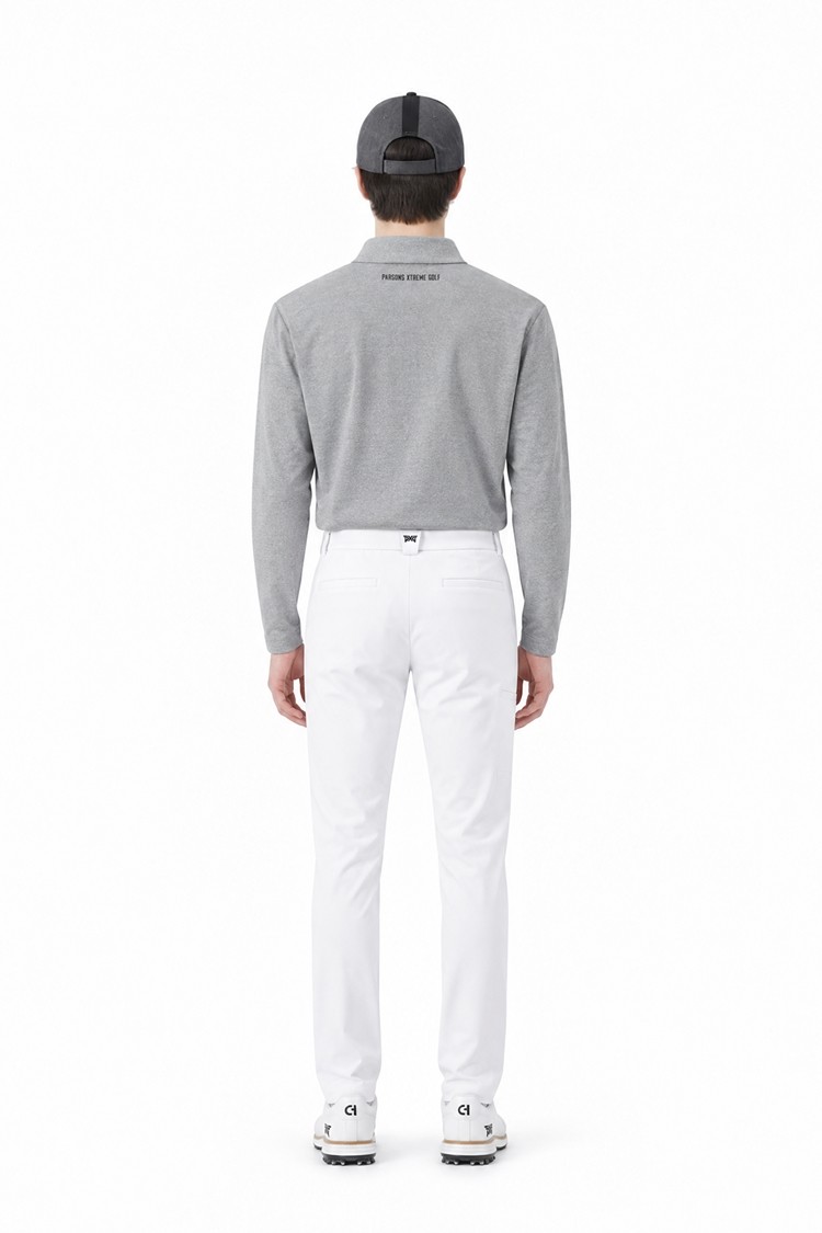 MEN ESSENTIAL SLIM FIT PANTS PKFPM510501 WHITE 상품 이미지 1