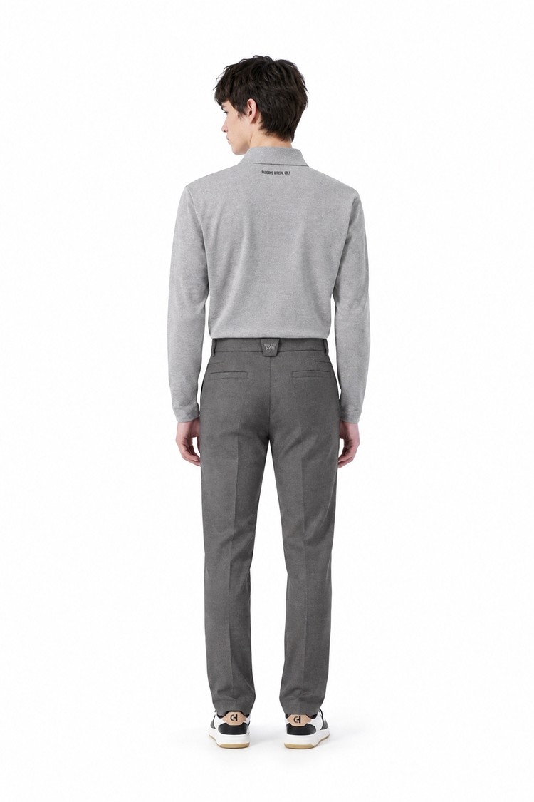 MEN WOOL STANDARD FIT PANTS PKFPM511012 M/GREY 상품 이미지 1