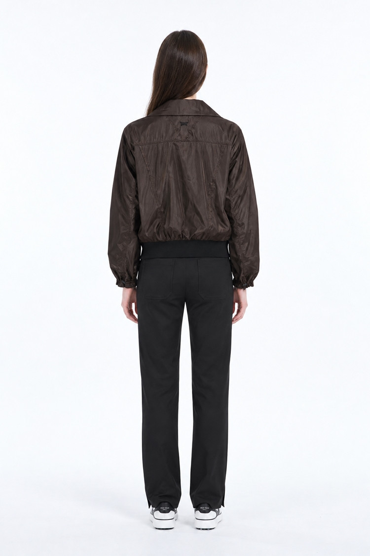 WOMEN SLIM FIT PANTS PKFPW510221 BLACK 상품 이미지 1