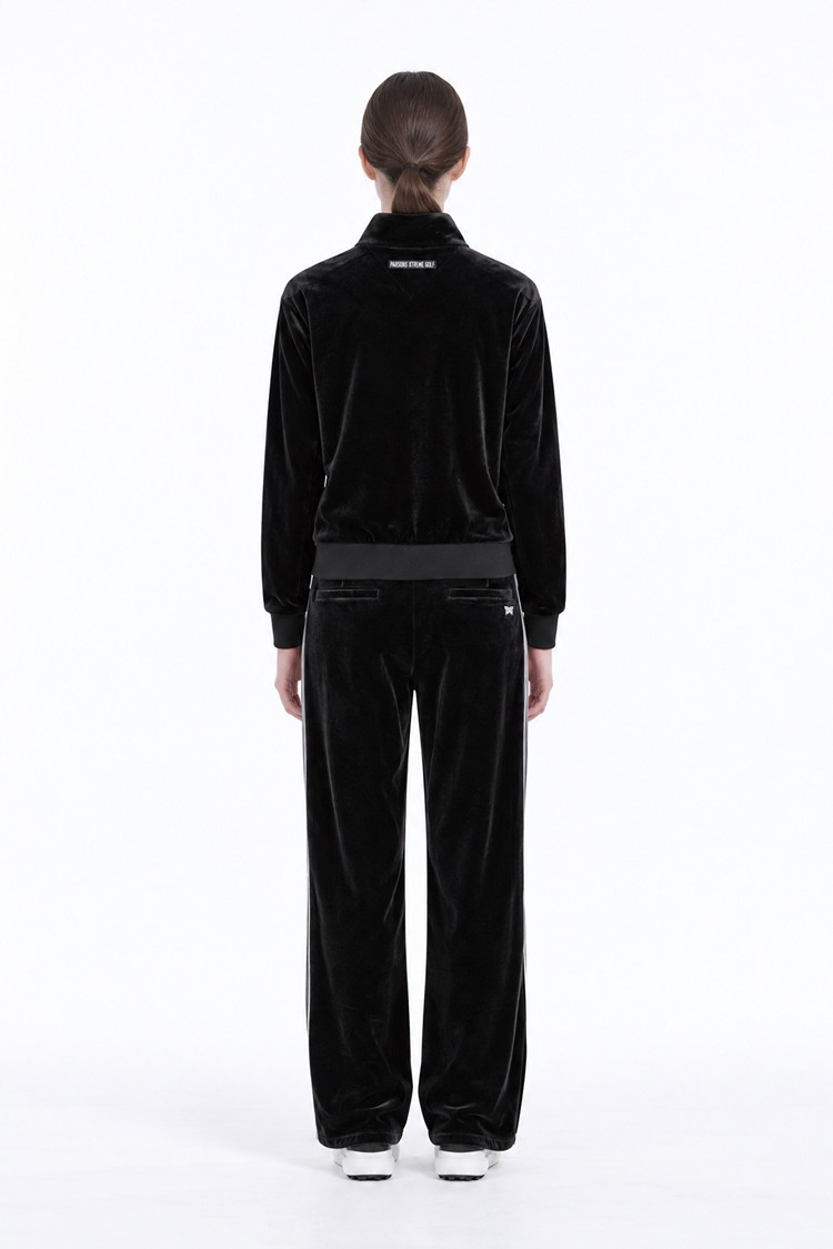 WOMEN JERSEY SET-UP PANTS PKFPW510621 BLACK 상품 이미지 1