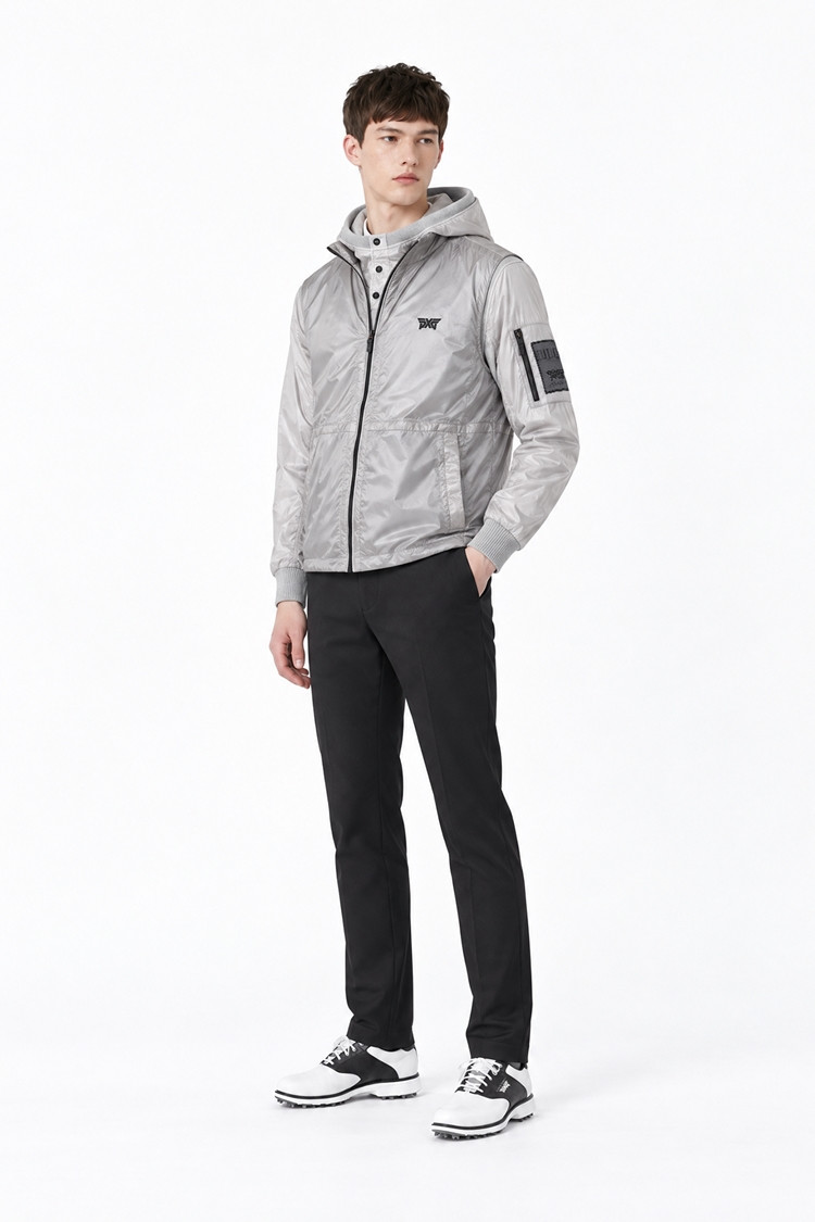MEN ESSENTIAL SLIM FIT PANTS PKFPM510521 BLACK 상품 이미지 1