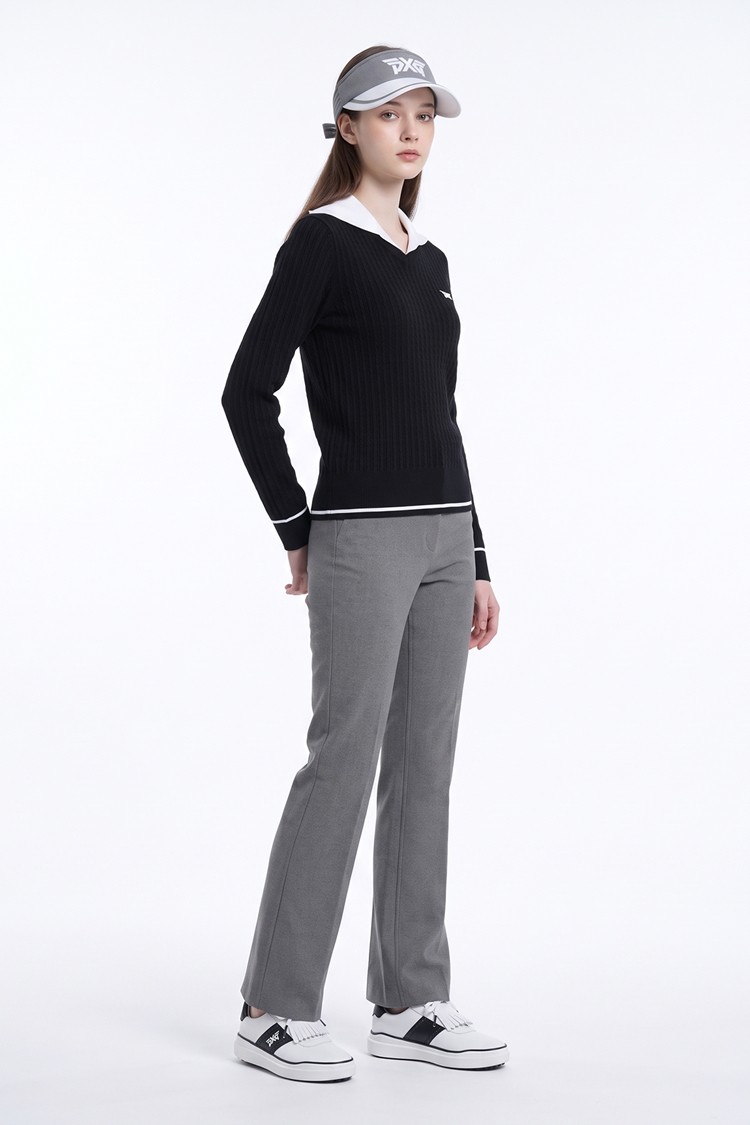 WOMEN BOOTCUT PANTS PKFPW510412 M/GREY 상품 이미지 1