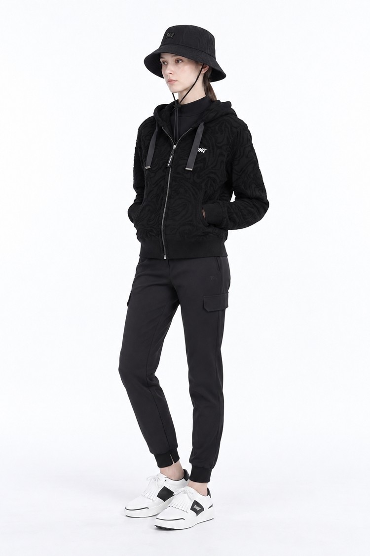 WOMEN JOGGER PANTS PKFPW510521 BLACK 상품 이미지4