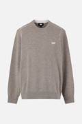 MEN CASHMERE ROUND NECK SWEATER PKFCM410705 BEIGE 상품 이미지