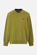 MEN CASHMERE ROUND NECK SWEATER PKFCM410708 MOSS GREEN 상품 이미지
