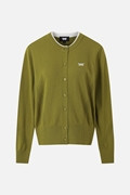WOMEN CASHMERE CARDIGAN PKFCW430808 MOSS GREEN 상품 이미지