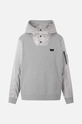 MEN HYBRID HOODED SWEATER PKFPM410911 L/GREY 상품 이미지