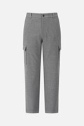 MEN TWO-TONE SEMI-TAPERED FIT PANTS PKFPM511112 M/GREY 상품 이미지