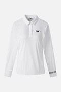 WOMEN BASIC COLLAR LONG SLEEVE PKFPW210401 WHITE 상품 이미지