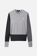 WOMEN TEXTURE MIX SWEATER PKFPW410412 M/GREY 상품 이미지