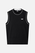 WOMEN BASIC SWEATER VEST PKFPW420321 BLACK 상품 이미지